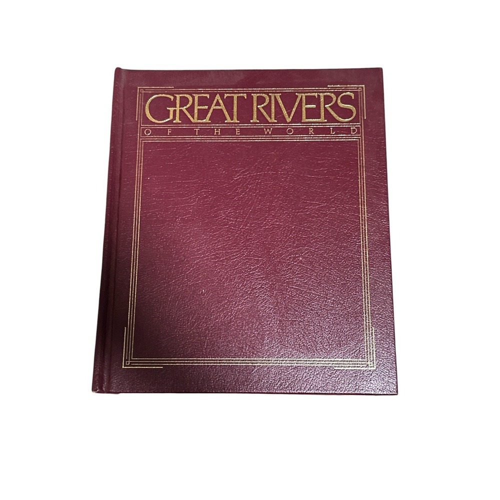 Great Rivers of the World by Nat'l Geographic (First Edition-Gold gilt-Faux Lthr